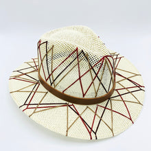 Load image into Gallery viewer, Burgundy Web Sun Hat