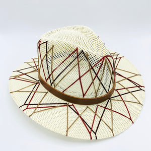 Burgundy Web Sun Hat