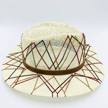 Load image into Gallery viewer, Burgundy Web Sun Hat