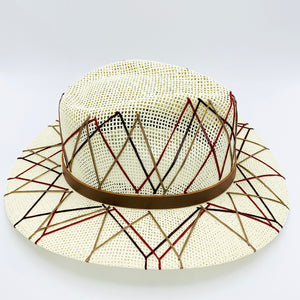 Burgundy Web Sun Hat