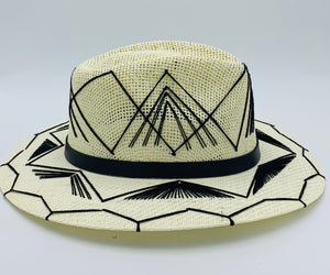 Black Leaf Sun Hat