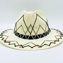 Load image into Gallery viewer, Neutral Shades ZigZag Sun Hat