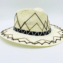 Load image into Gallery viewer, Neutral Shades ZigZag Sun Hat