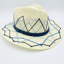 Load image into Gallery viewer, Blue Shades ZigZag Sun Hat