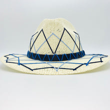 Load image into Gallery viewer, Blue Shades ZigZag Sun Hat