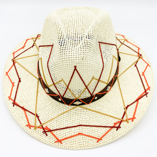 Berry Shades ZigZag Sun Hat