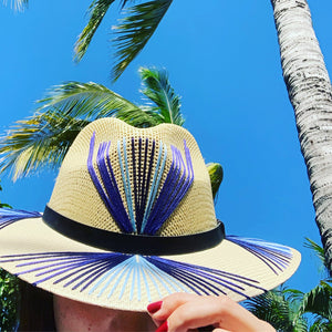 Caribbean Blue Sun Hat