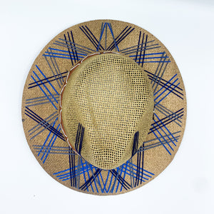 Blue Tones Boho Hat