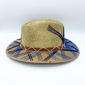 Blue Tones Boho Hat