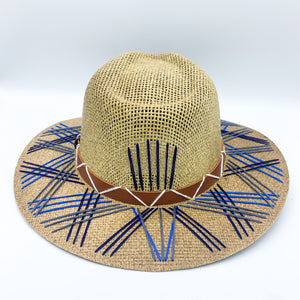 Blue Tones Boho Hat