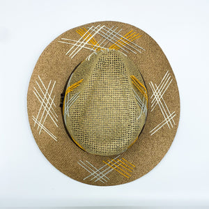 Earth tones Abstract Sun Hat