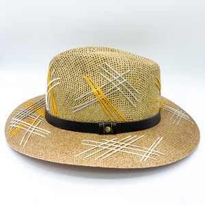 Earth tones Abstract Sun Hat