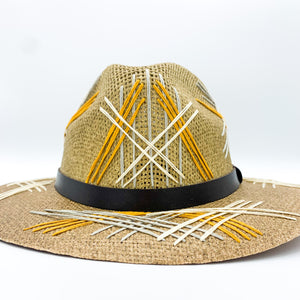 Earth tones Abstract Sun Hat