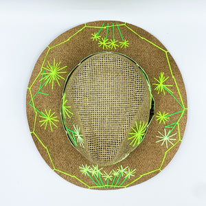 Neon Flowers Sun Hat