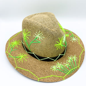 Neon Flowers Sun Hat