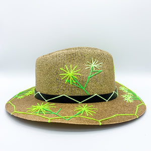 Neon Flowers Sun Hat