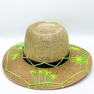 Neon Flowers Sun Hat