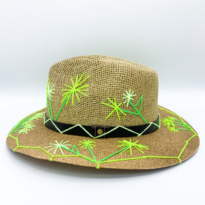 Neon Flowers Sun Hat