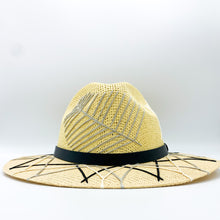 Load image into Gallery viewer, Black and White Feathers Sun Hat