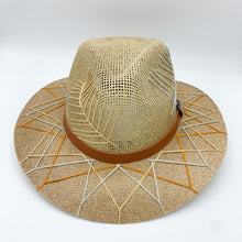 Load image into Gallery viewer, Earth Tones Feathers Sun Hat