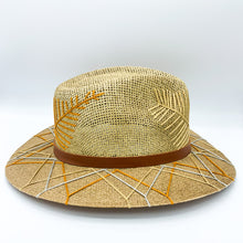 Load image into Gallery viewer, Earth Tones Feathers Sun Hat