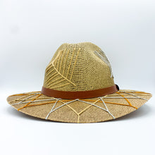 Load image into Gallery viewer, Earth Tones Feathers Sun Hat