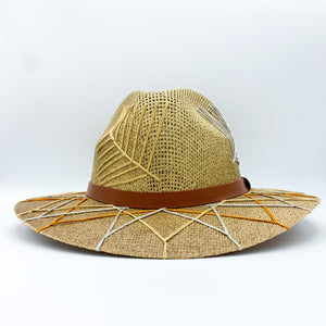 Earth Tones Feathers Sun Hat