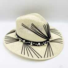 Load image into Gallery viewer, Boho Pearl Sun Hat LE