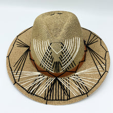 Load image into Gallery viewer, Black and Off White Boho Hat