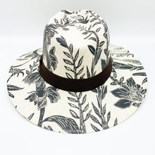 Load image into Gallery viewer, Tropical Painted Hat. Limited Edition. Black