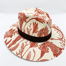 Load image into Gallery viewer, Tropical Painted Hat. Limited Edition. Red