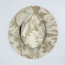 Load image into Gallery viewer, Tropical Painted Hat. Limited Edition. Beige