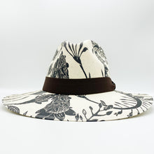 Load image into Gallery viewer, Tropical Painted Hat. Limited Edition. Black