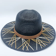 Load image into Gallery viewer, Boho Black Sun Hat