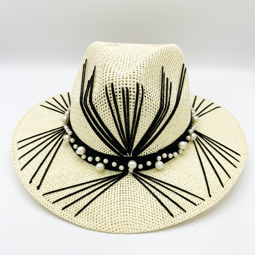 Boho Pearl Sun Hat LE