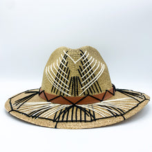 Load image into Gallery viewer, Black and Off White Boho Hat