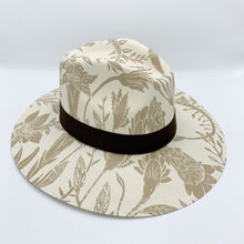 Load image into Gallery viewer, Tropical Painted Hat. Limited Edition. Beige