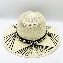 Load image into Gallery viewer, Boho Pearl Sun Hat LE