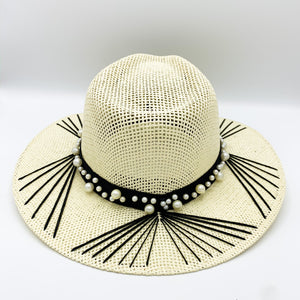 Boho Pearl Sun Hat LE