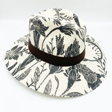 Load image into Gallery viewer, Tropical Painted Hat. Limited Edition. Black