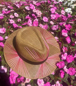 Pink Spring Fedora Sun Hat