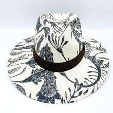 Load image into Gallery viewer, Tropical Painted Hat. Limited Edition. Black