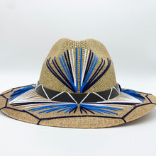 Load image into Gallery viewer, Mediterranean Blue Sunrays Hat