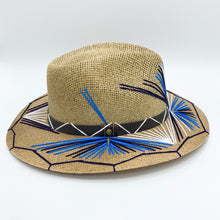 Load image into Gallery viewer, Mediterranean Blue Sunrays Hat