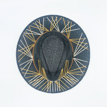 Load image into Gallery viewer, Boho Black Sun Hat