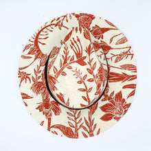 Load image into Gallery viewer, Tropical Painted Hat. Limited Edition. Red