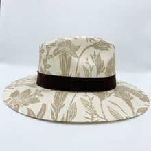 Load image into Gallery viewer, Tropical Painted Hat. Limited Edition. Beige