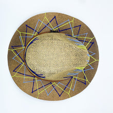 Load image into Gallery viewer, Blue yellow Boho Hat