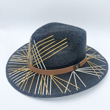 Load image into Gallery viewer, Boho Black Sun Hat